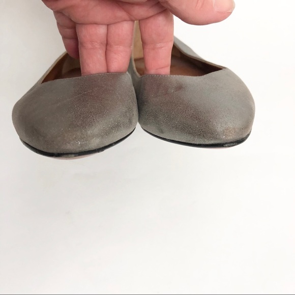 Aquatalia Perla Metallic Flat Size 8 - Picture 6 of 8